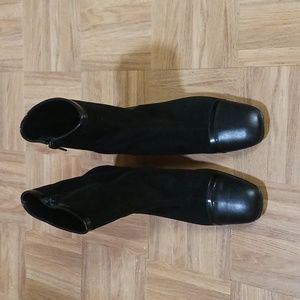 Salvatore Ferragamo Black Ankle Boots